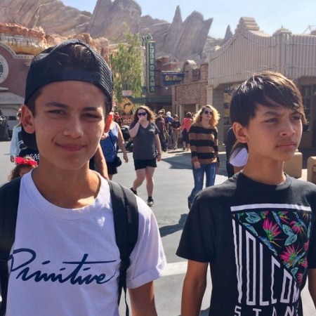 Yonden Trainor as a kid with Tenzing Norgay Trainor. 